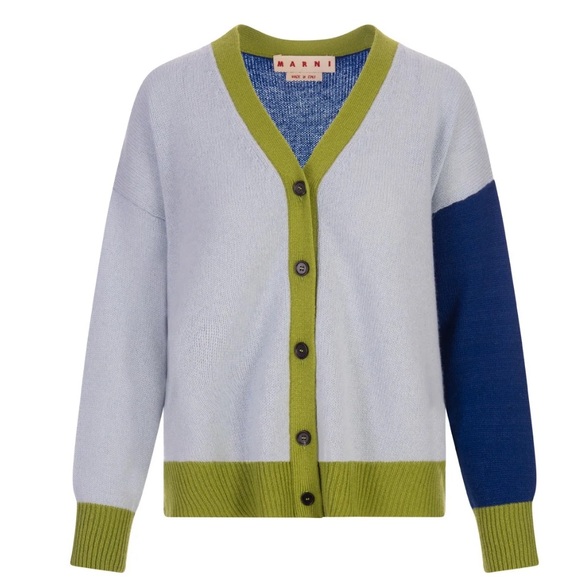 Marni Cashmere Colorblock Sweater, Fall 2023 - Picture 1 of 9
